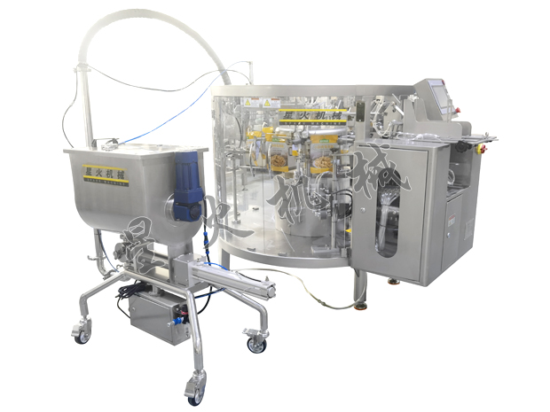 辣椒醬包裝機|給袋式醬料包裝機